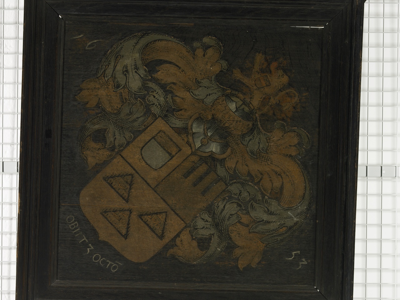 Wapenbord van Marcus Zuerius van Boxhorn (1616-1653), Anoniem