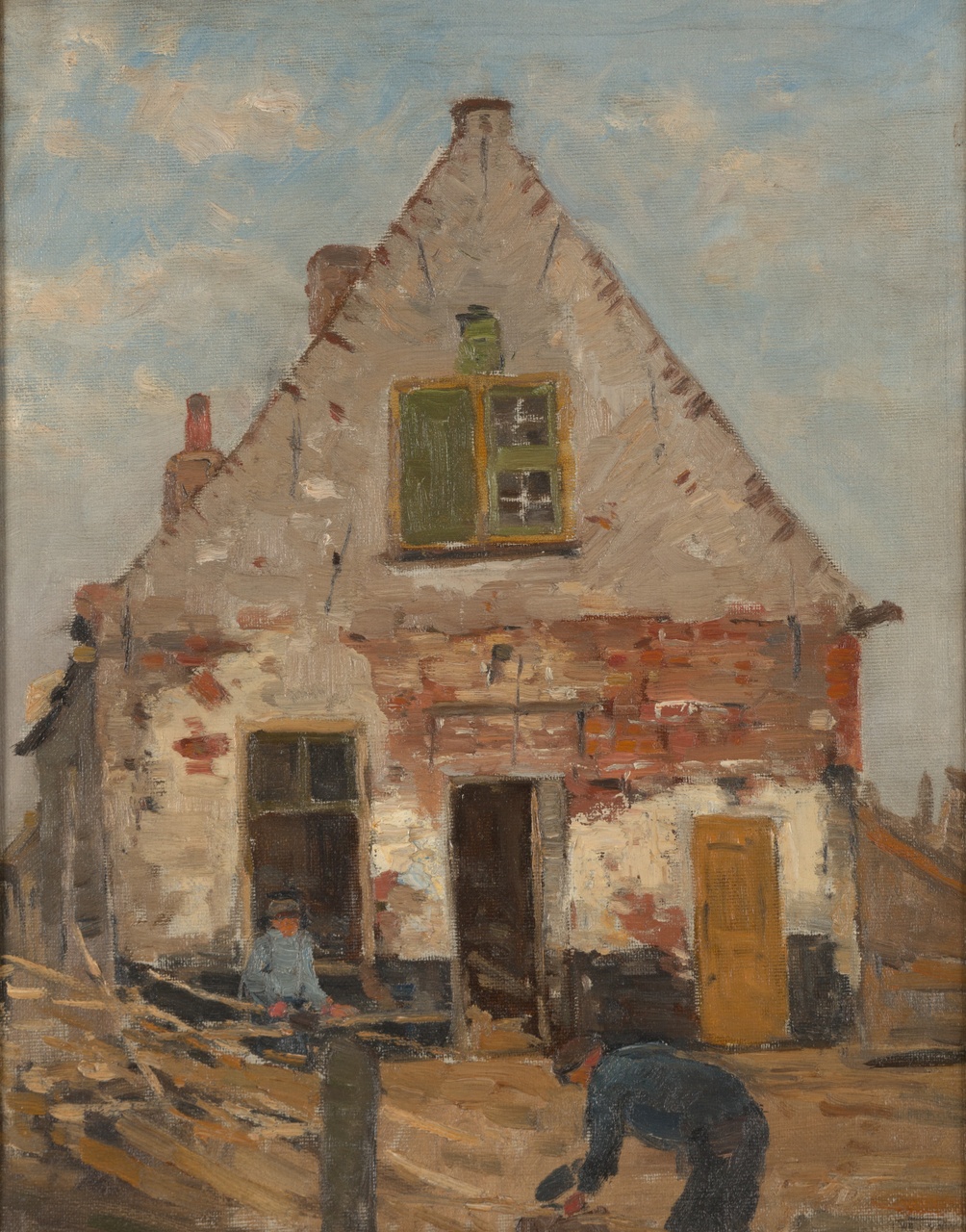 De restauratie van een huis in Middelburg, Willem Johannes Schütz
