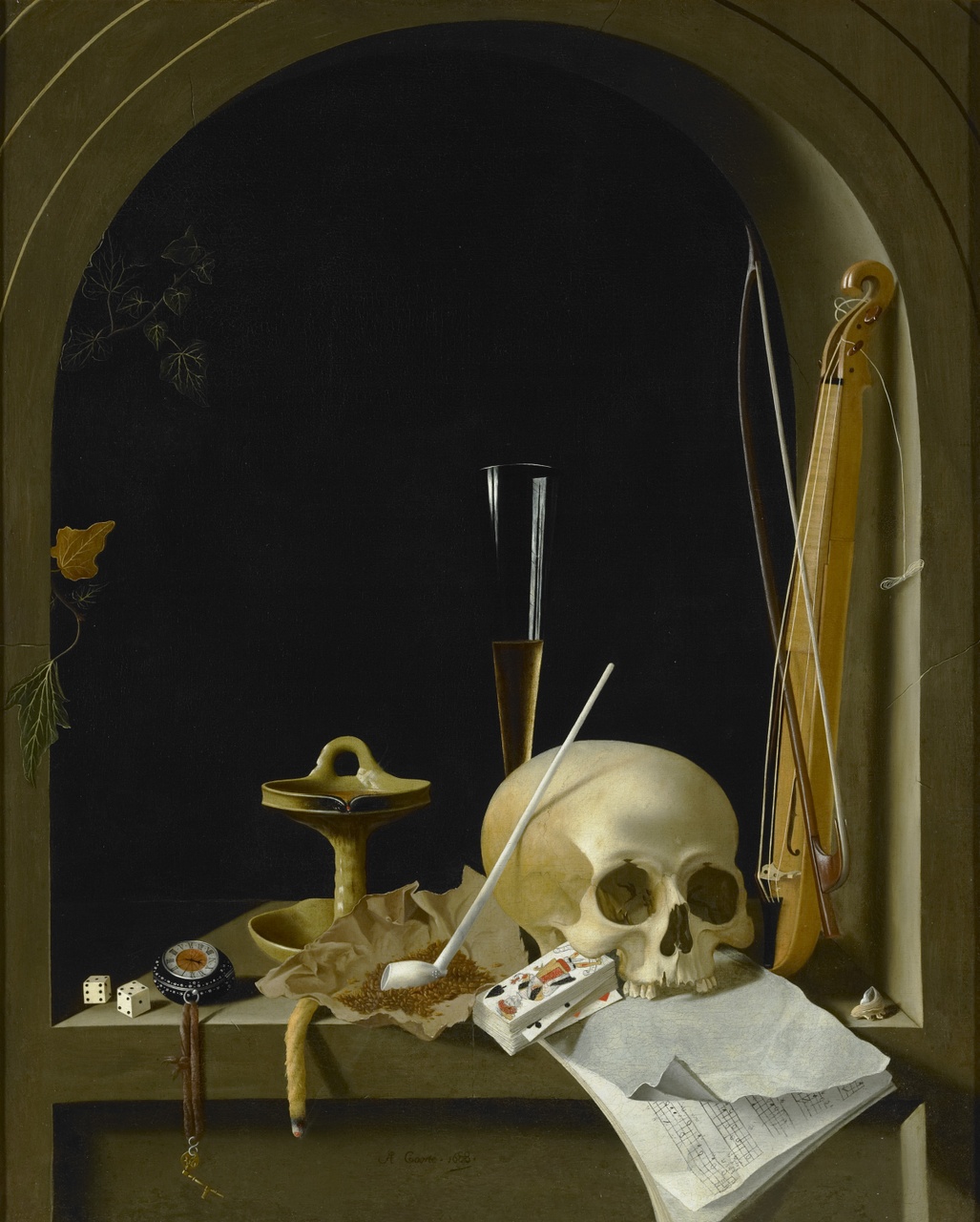 Vanitas, Adriaen Coorte