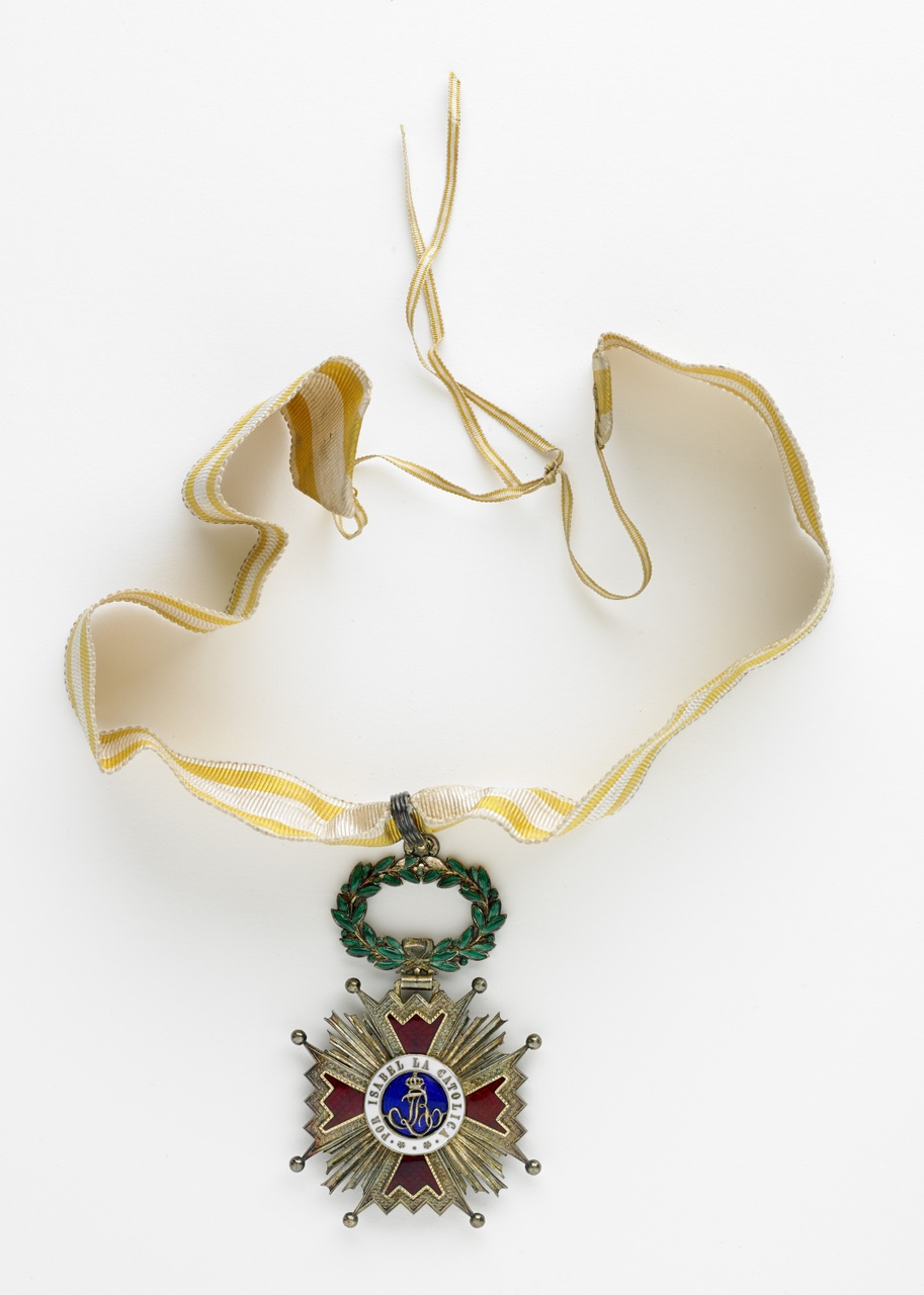 Medaille (grootkruis?) van Isabel la Catolica