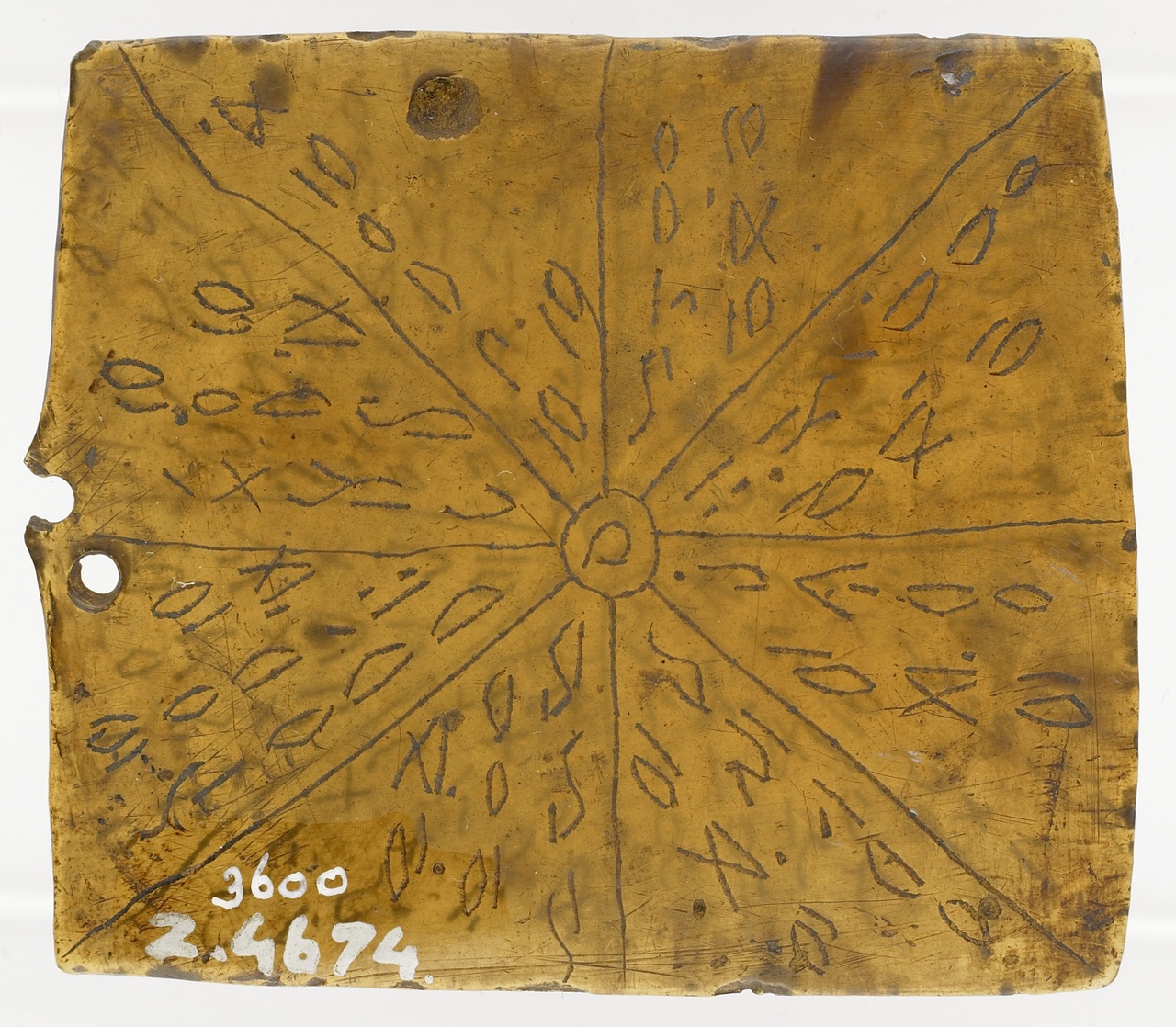 Amulet met Batakschrift, afkomstig van Sumatra, Batak (volk)