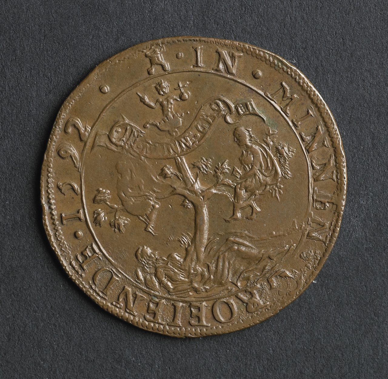 Penning van de Middelburgse Rederijkerskamer 'Het Bloemken Jesse', 1592