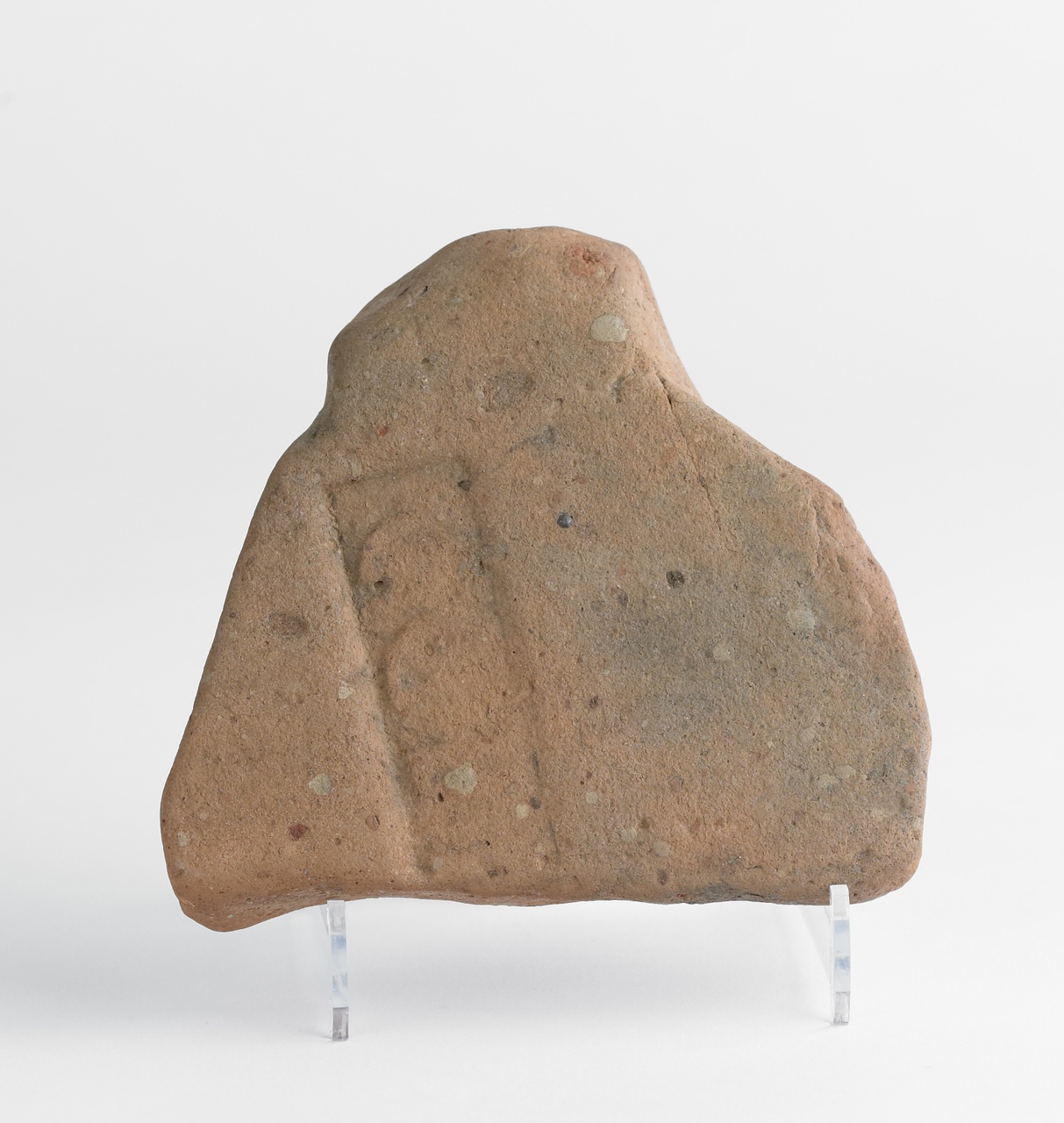 Dakpan, romeins, vindplaats strand buiten Berkenbosch (nabij Oostkapelle)