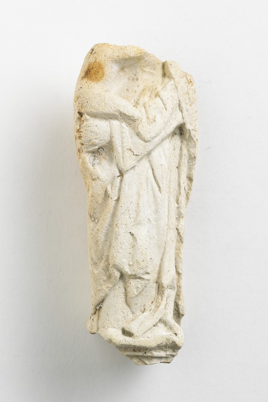 Beeld Maria met kind, vindplaats Verdronken land van Zuid-Beveland