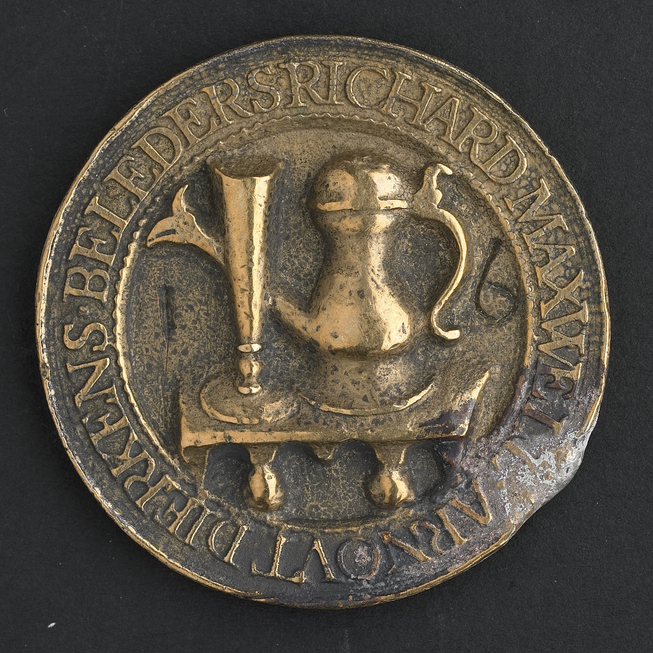 Penning van het Wijnheren en Biertappersgilde te Middelburg