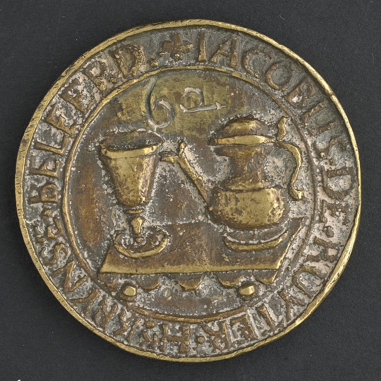 Penning van het Wijnheren en Biertappersgilde te Middelburg
