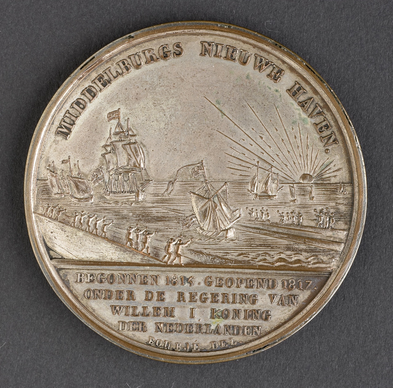 Opening der nieuwe haven te Middelburg 1817, P. Bourjé