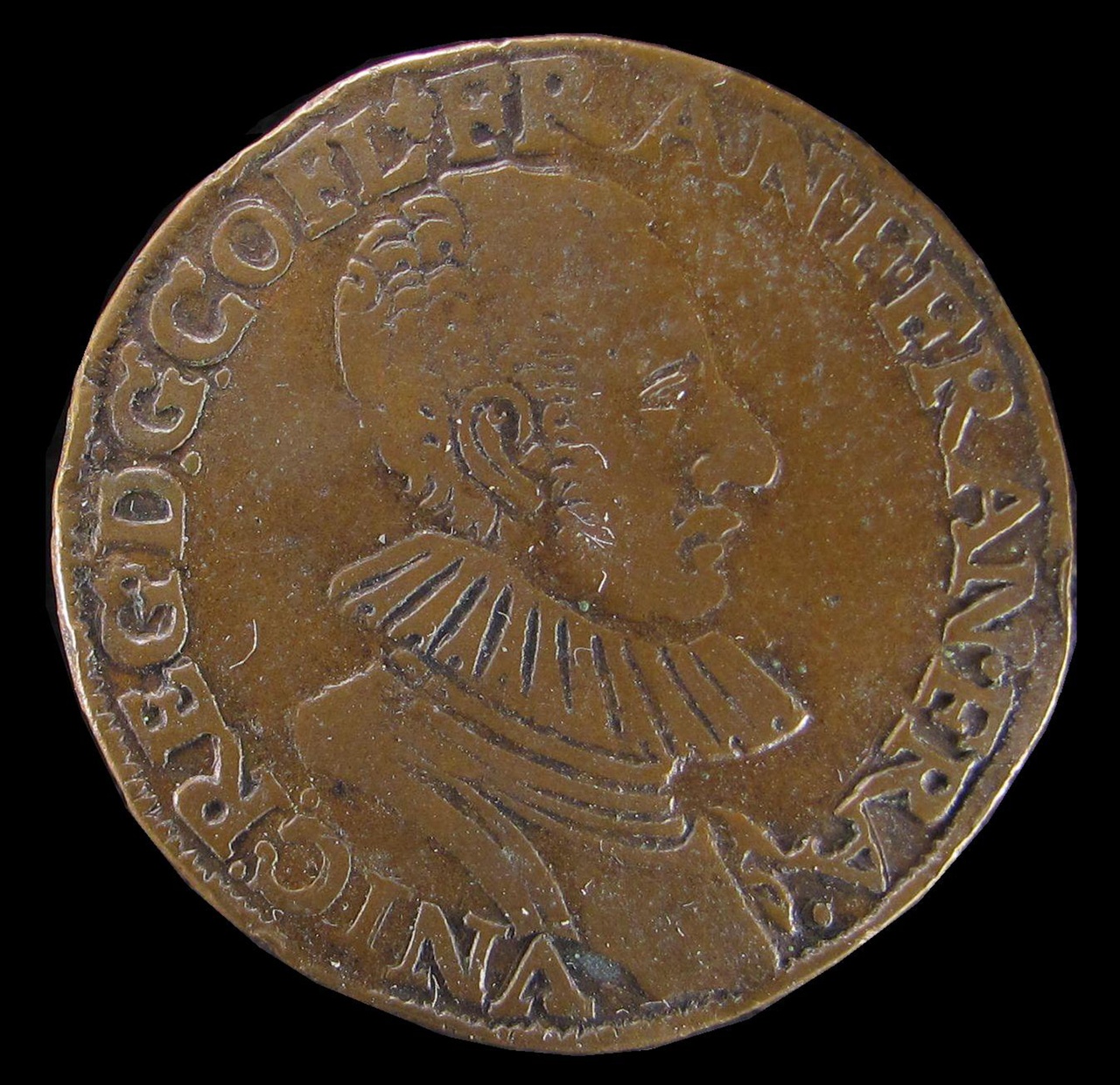 Legpenning op de hertog van Anjou, 1582