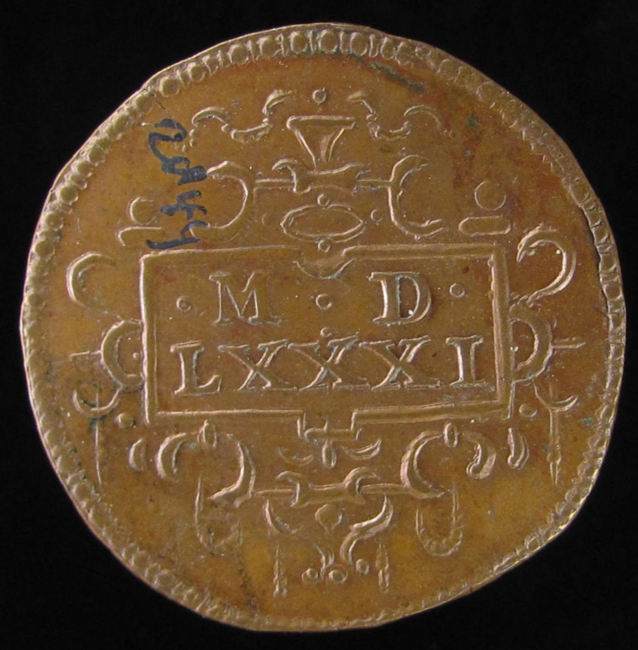 Legpenning van de rekenkamer, 1581