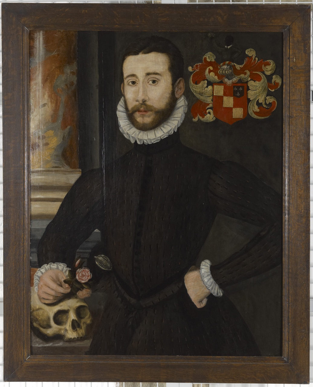 Portret van Jan Matens (-1605), burgemeester van Vlissingen, Anoniem