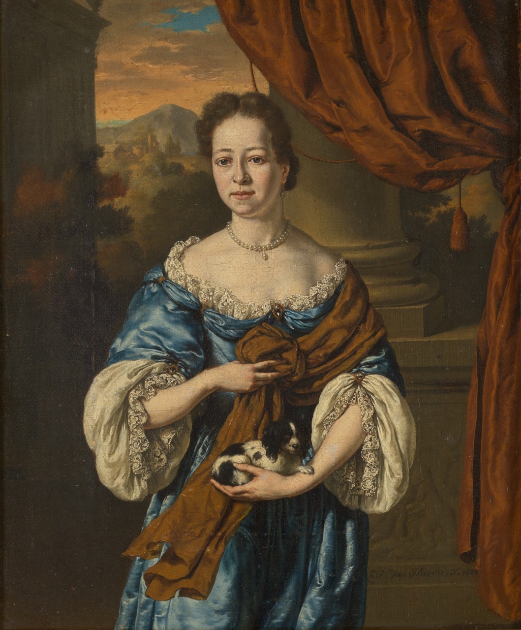 Portret van Hester Roman, Willem van Mieris