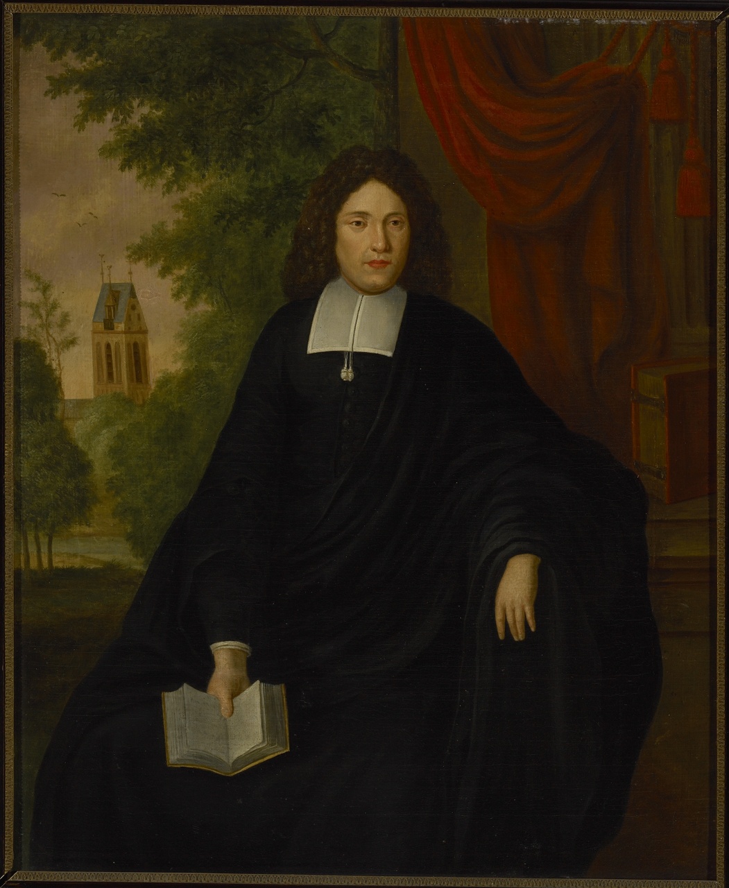 Portret van een predikant, gelieerd aan de familie Van Citters, Anoniem