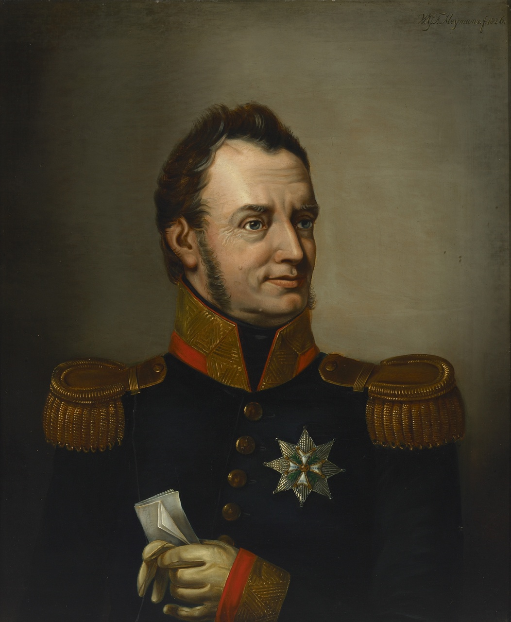 Koning Willem I (1772-1843), Willem G.F. Heymans