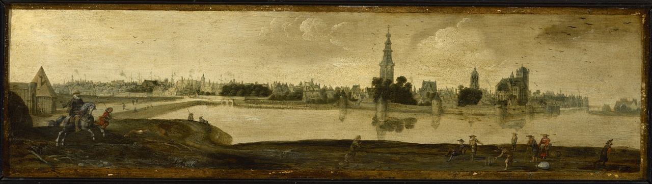 Middelburg gezien vanaf het Molenwater