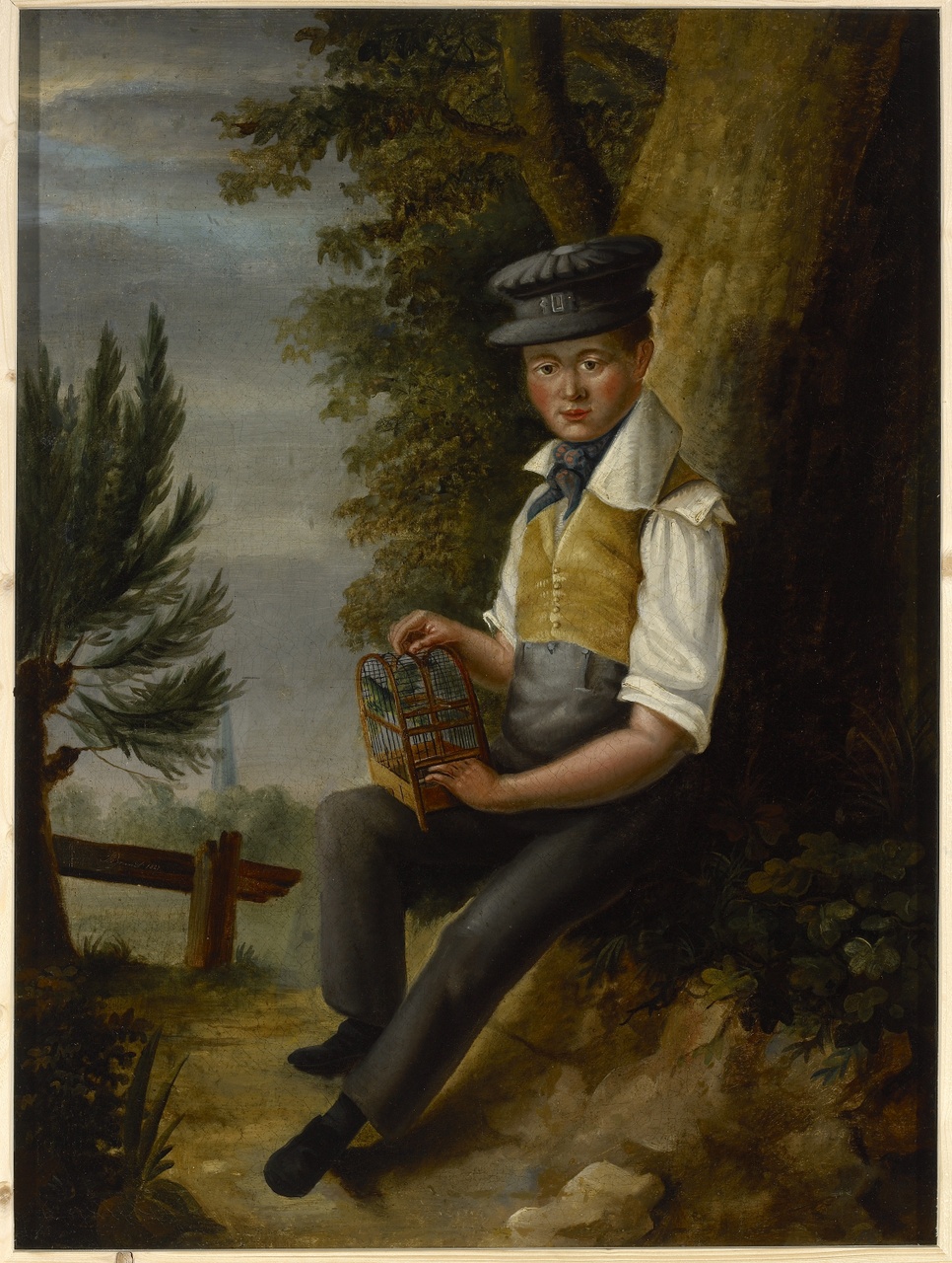 Portret van een jongen uit de familie Brandt op vijfjarige leeftijd, N. Brandt