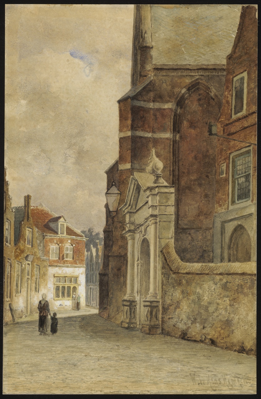 Achterbuurt te Enkhuizen, Willem de Haas Hemken