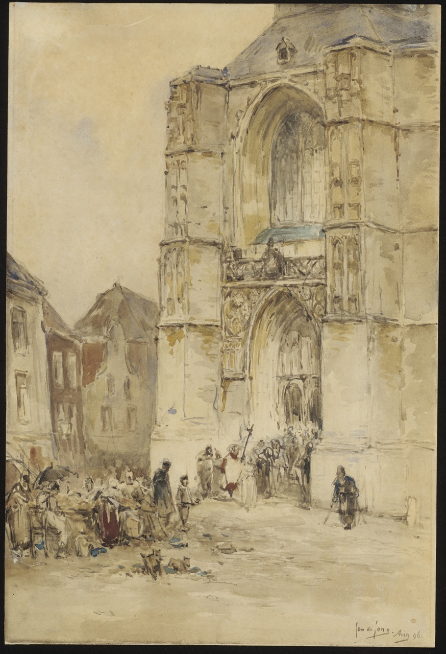 Kerkportaal te Diest, Jan de Jong