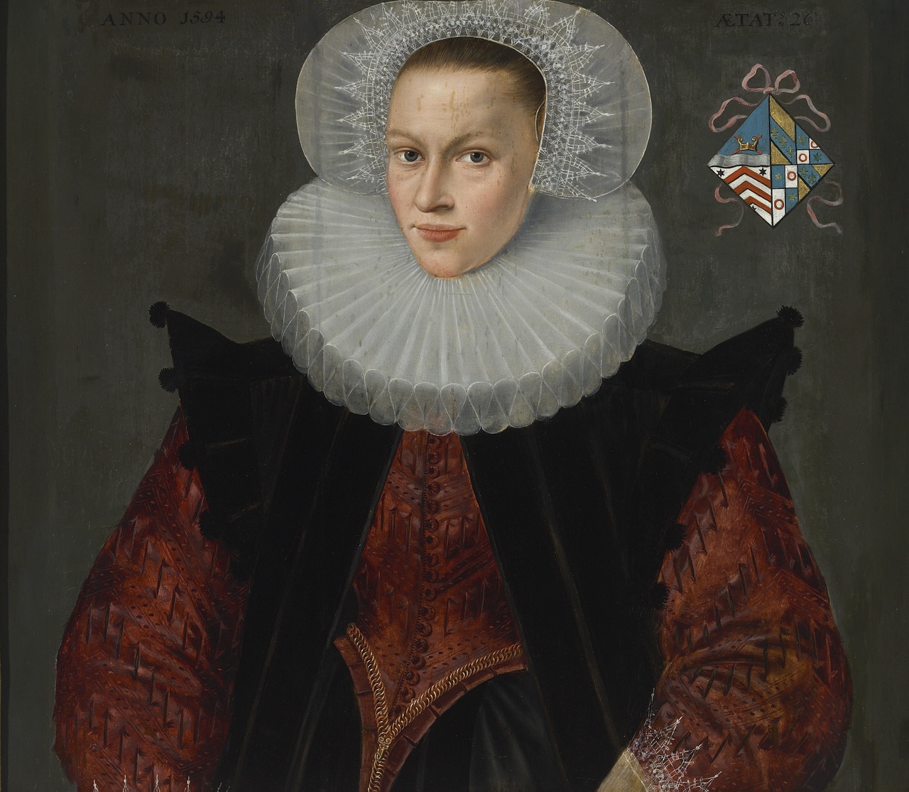 Johanna Taelebout (1568-?), echtgenote van Johan van der Stringe, Daniël van den Queeborne