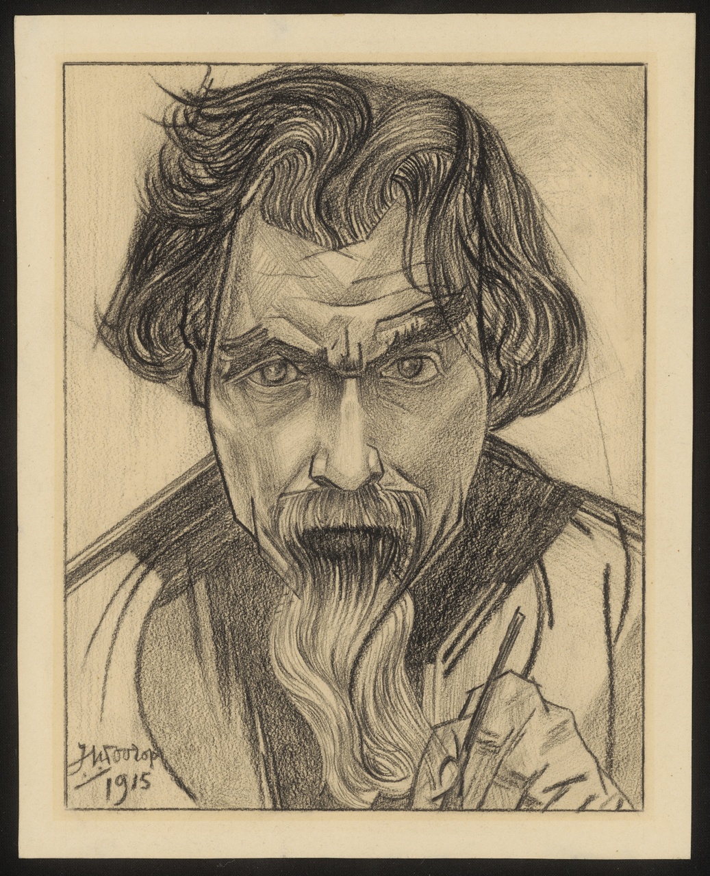 Zelfportret, Jan Toorop