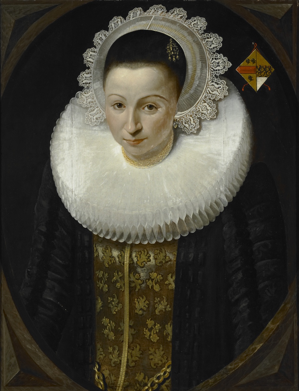 Portret van Françoise van Roubergen, Salomon Mesdach