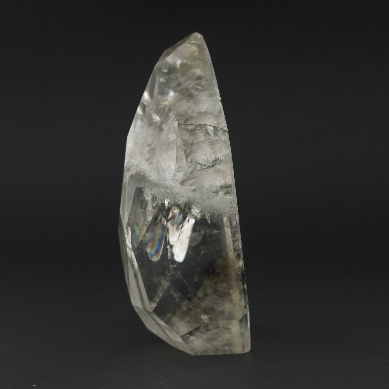 Bergkristal met 'healing crack'