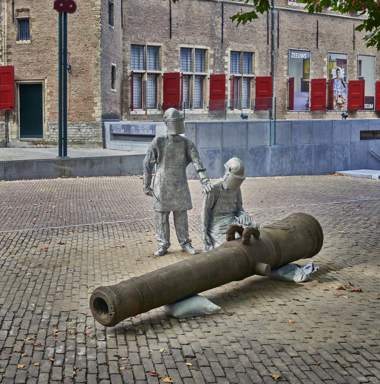 The Unveiling van Sjuul Joosen op het Abdijplein. Foto Pim Top