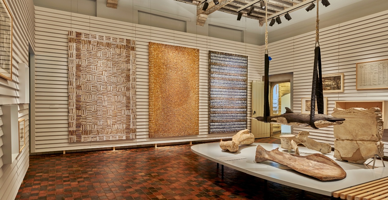 Op zaal in Dit is Zeeland: Clam Carpet, Shell Carpet, Mussel Carpet van We Make Carpets. Foto Pim Top