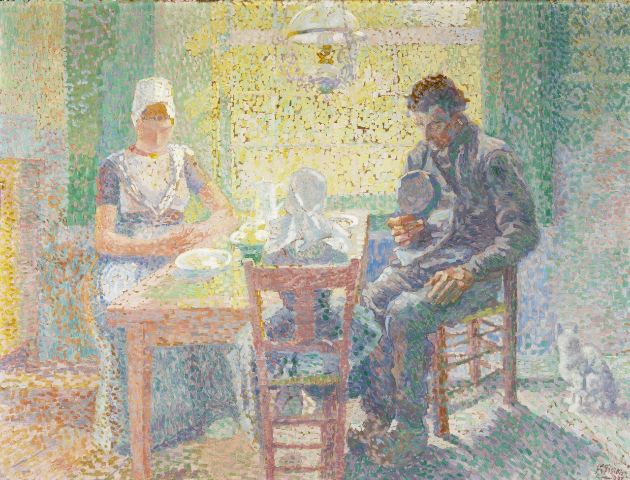 Jan Toorop Gebed voor de Maaltijd (1907) .jpg