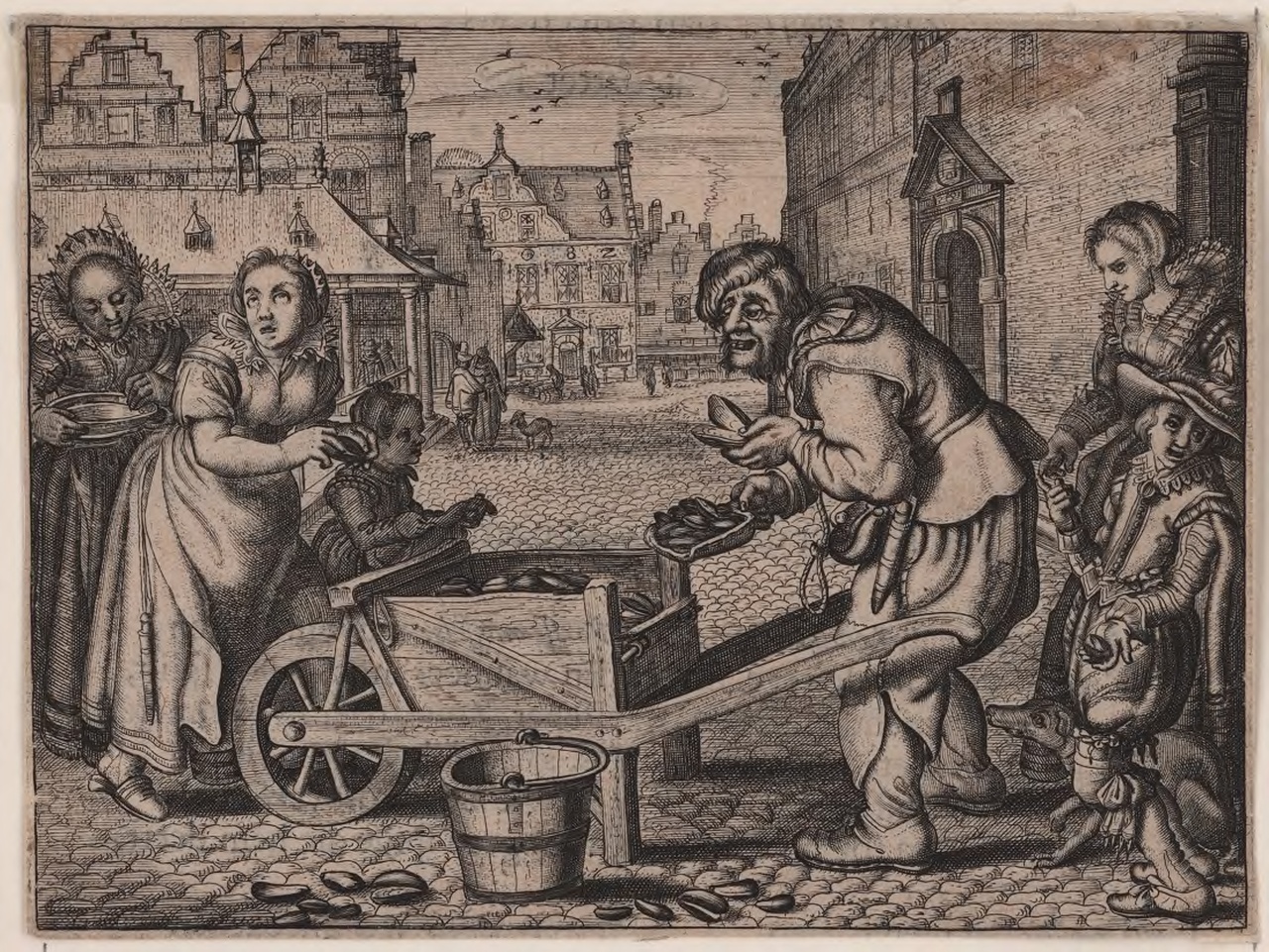 Adriaen van de Venne Zeeusche Mosselman Boekillustratie Collectie Zeeuws Archief